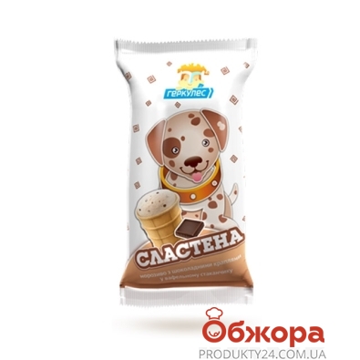 Мороженое Геркулес Сластена с шоколадными каплями 65 гр. – ІМ «Обжора»