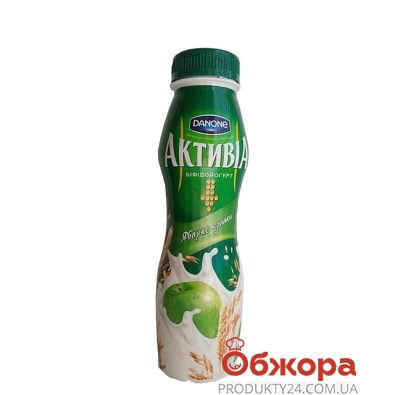 Йогурт Активиа Яблоко-злаки 290 г 1,5% – ИМ «Обжора»