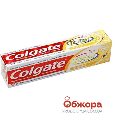Зубная паста Колгейт COLGATE Total 12 Прополис 75 мл – ИМ «Обжора»