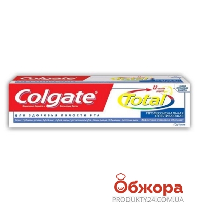 Зубная паста Колгейт (Colgate) Total 12 Профессиональное отбеливание 50 мл. – ИМ «Обжора»