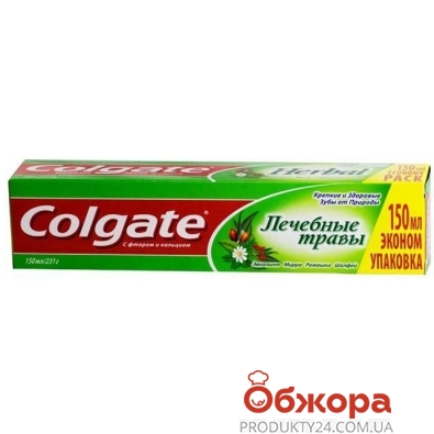 Зубная паста Колгейт (Colgate) Целебные травы 150 мл. – ИМ «Обжора»