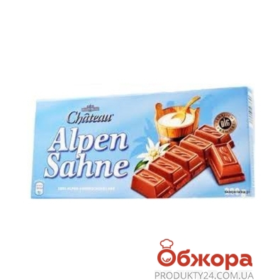 Шоколад Шато 200г альпійські вершки – ІМ «Обжора»