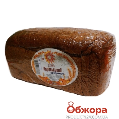 Хлеб Карельский Золотое зерно Украины нарезной 300 г – ІМ «Обжора»