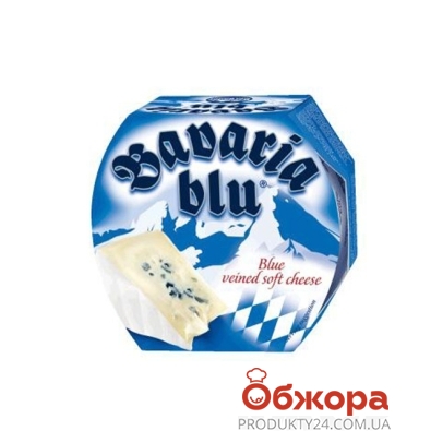 Сыр с плесенью Бавария блю белая/голубая плесень 150 г – ИМ «Обжора»