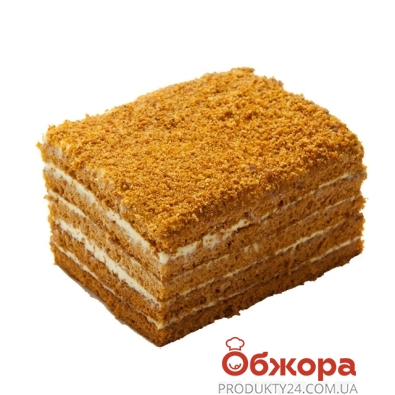 Торт Мариам Медовый со взбитыми сливками и грильяжем 1,0 кг – ИМ «Обжора»