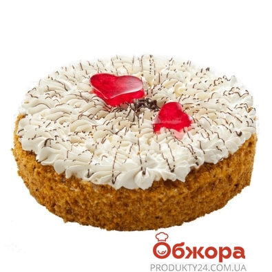 Торт Мариам Медовый с вишнями 600 г – ИМ «Обжора»