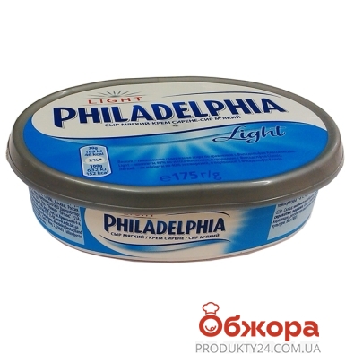 Крем-сыр Филадельфия (Philadelphia) легкая 40% 175 г – ИМ «Обжора»