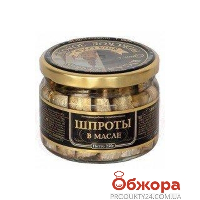 Конс, Ризьке золото 270г Шпроти в/о ск – ІМ «Обжора»
