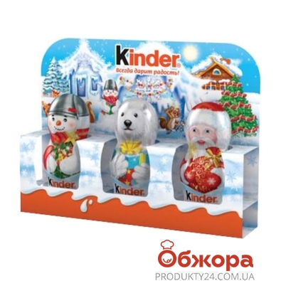 Шоколад Киндер "Дед мороз", 45 г Т-3 – ИМ «Обжора»