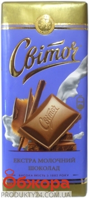 Шоколад экстра молочный "Свиточ" ,100 г – ИМ «Обжора»
