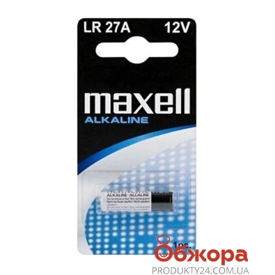 Батарейки Максел (Maxell) LR27 1шт. X блистер – ІМ «Обжора»