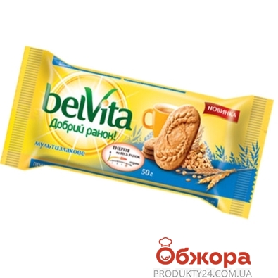 Печенье Бельвита (BelVita) мультизлаковое 50 г – ИМ «Обжора»