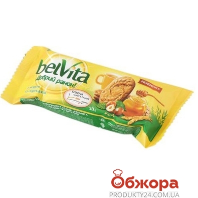 Печенье Бельвита (BelVita) мед орехи 50 г – ИМ «Обжора»
