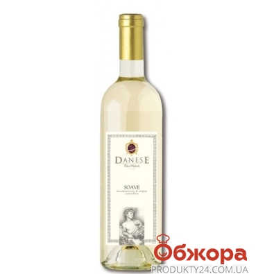 Вино Danese Soave біле сухе 750 мл – ІМ «Обжора»