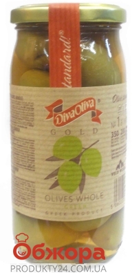 Оливки с косточкой Дива олива (Diva Oliva) Голд 370г – ІМ «Обжора»