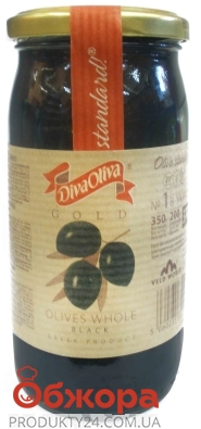 Маслины без косточек Дива олива (Diva Oliva) Голд 370г – ІМ «Обжора»