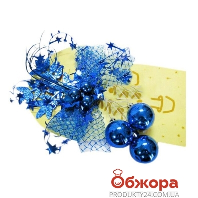 Декорация Шары синие с бантом – ИМ «Обжора»