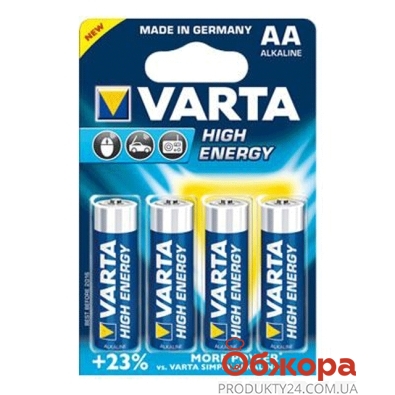 Батарейка VARTA HIGH ENERGY AA LR6 – ІМ «Обжора»
