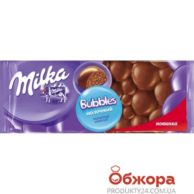 Шоколад Milka 80г Баблз молочний пористий – ІМ «Обжора»