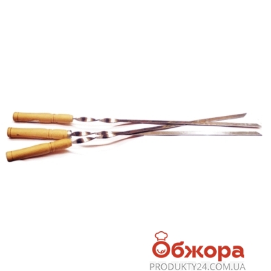 Шампур с деревянной ручкой – ИМ «Обжора»