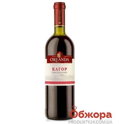 Вино Ореанда (OREANDA) Кагор Украинский десертное красное 0,7 л – ІМ «Обжора»