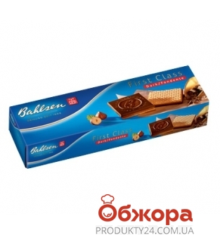Вафли Бальзен Первый класс 125 гр. черный шоколад с орехами – ИМ «Обжора»