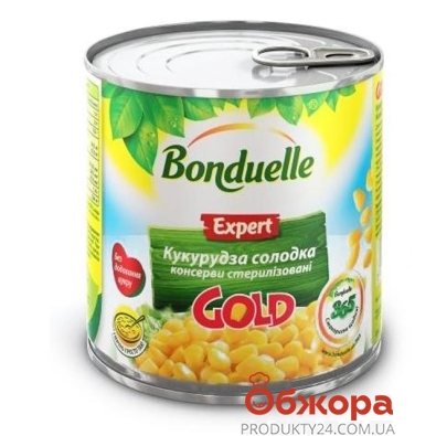 Кукуруза Бондюэль (Bonduelle) Gold 340 г – ИМ «Обжора»