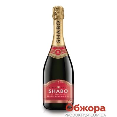 Вино игристое Шабо (Shabo) белое полусладкое 0,75 л – ИМ «Обжора»