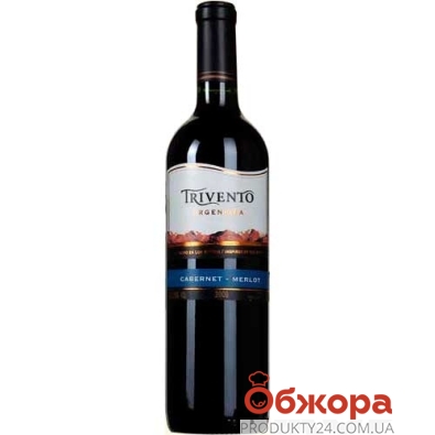 Вино Тривенто (Trivento) Мерло 0.75л – ИМ «Обжора»