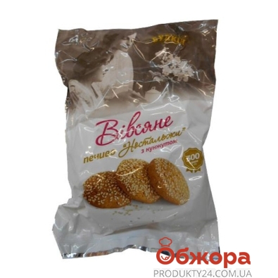 Печенье Булкин Овсяное с кунжутом "Ностальжи" 300 гр. – ІМ «Обжора»