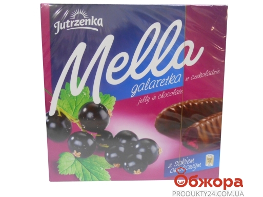 Мармелад Мелла (Mella) черная смородина в черном шоколаде – ИМ «Обжора»