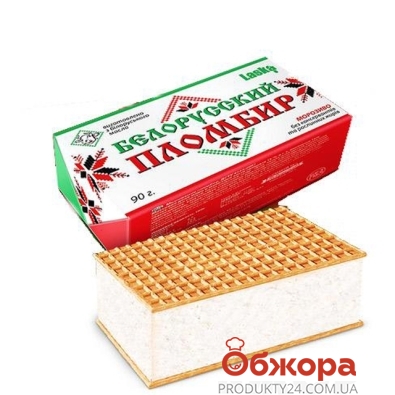 Мороженое Ласка (Laska) Беларусский пломбир 90 г – ІМ «Обжора»
