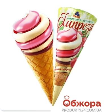 Мороженое Рудь Рожок Импреза сливки-клубника 100г – ИМ «Обжора»