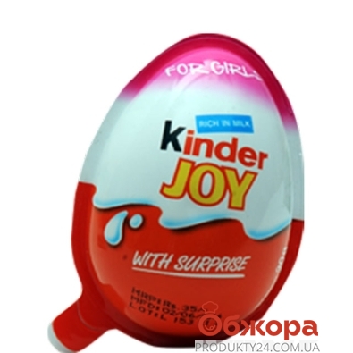 Шоколад "Киндер JOY" для девочек – ИМ «Обжора»