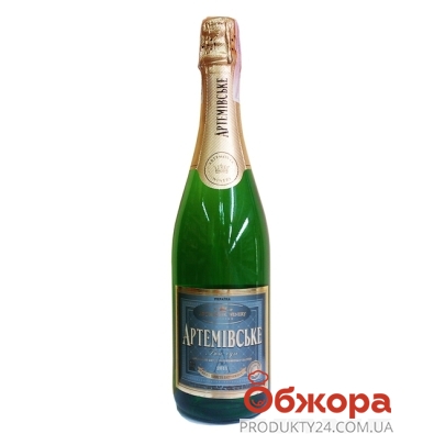 Шампанское Артемовское игристое белое сухое 0.75 л – ИМ «Обжора»