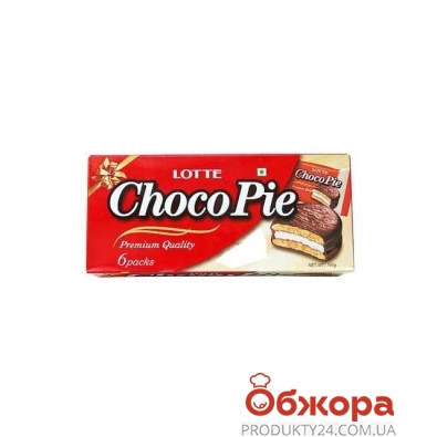 Печенье Лотте Чокопай (Choko Pie Lotte) 168 г – ИМ «Обжора»