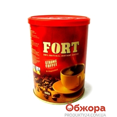 Кава Elite Fort 100г в гранулах розчинна з/б – ІМ «Обжора»
