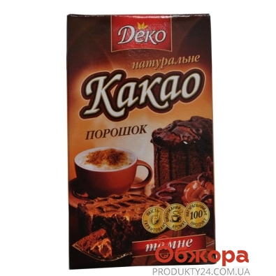 Какао-порошок Деко темное 80 г – ИМ «Обжора»