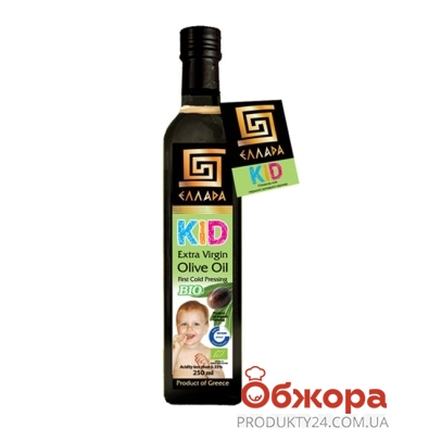 Оливковое масло Эллада (Ellada) Extra Virgen Kid 0,25 л – ІМ «Обжора»