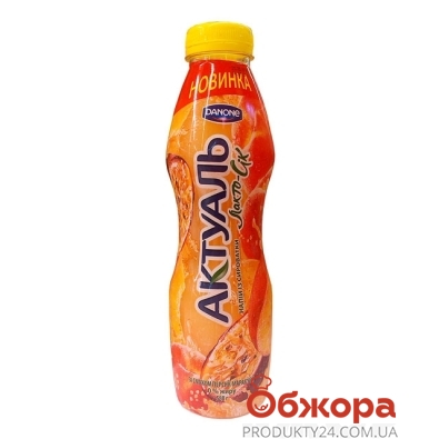 Лакто-сок Актуаль персик-маракуйя 580 г – ІМ «Обжора»