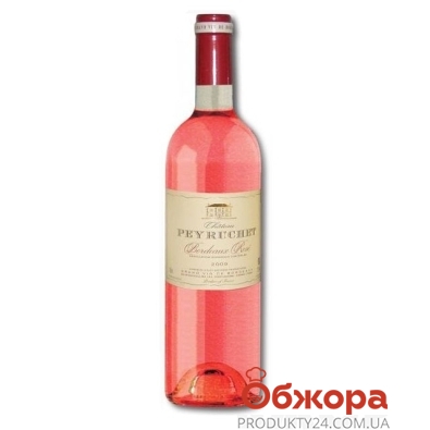 Вино Жан-Батист Оди (Jean-Baptiste Audy) Шато Перуше Розе AOC Бордо розовое сухое 0,75 л – ИМ «Обжора»