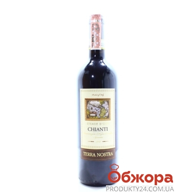 Вино Терра Ностра (Terra Nostra) Кьянти DOCG красное сухое 0,75 л – ИМ «Обжора»