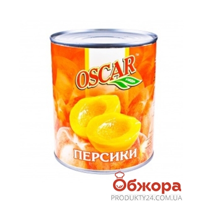 Персик Оскар (Oscar) консервированный половинки 850 мл – ИМ «Обжора»