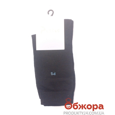 Носки Псокс (Psocks) Лого PS черные 42-43р. кубики – ИМ «Обжора»