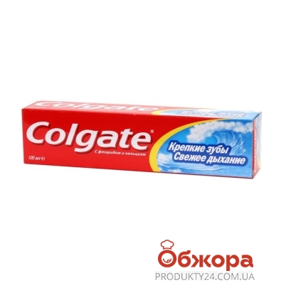 Зубная паста Колгейт (Colgate) Крепкие зубы 100  мл – ИМ «Обжора»