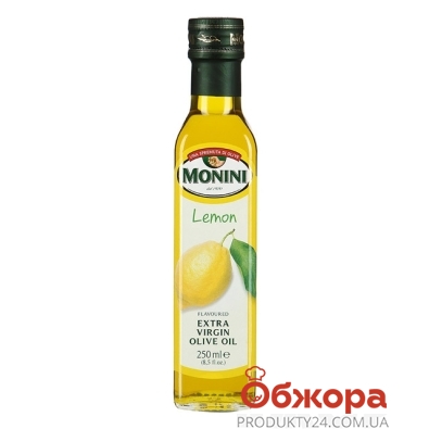 Оливковое масло Монини (Monini) с лимоном 250 мл – ИМ «Обжора»