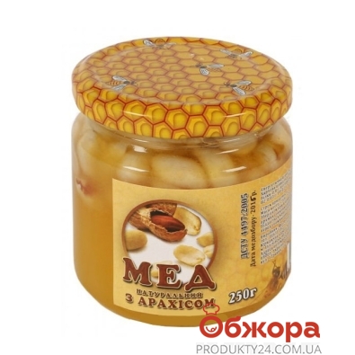 Мед Таврический с арахисом 250 г – ИМ «Обжора»