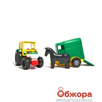 Игрушка Тигрес Трактор с прицепом в коробке – ИМ «Обжора»
