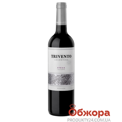Вино Тривенто (Trivento) Сира красное сухое 0.75 л – ИМ «Обжора»