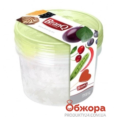 Компл, ємностей BRQ для морозилки RUKKOLA 3шт (2х0,5+0,75) 1145 – ІМ «Обжора»